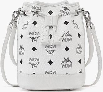 MCM Dessau Drawstring Bag In Visetos