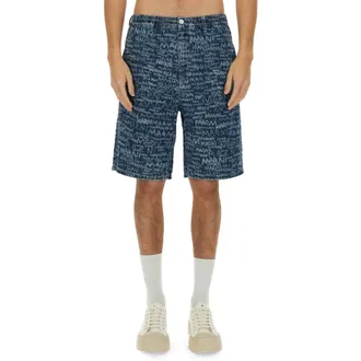 Marni Denim Shorts, male, Blue, Size: W31 Denim Shorts
