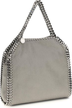 Stella McCartney Womens Falabella Mini Handbag Light Grey Polyester Handbags Hand Bags