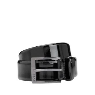HUGO BOSS Accessoires, Heren, Zwart, 95 CM, Leer, Elloy-Pa Riem