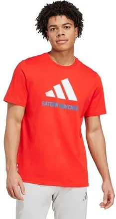 adidas Mens adidas Red Bayern Munich Three-Stripe Wordmark T-Shirt at Nordstrom, Size Medium