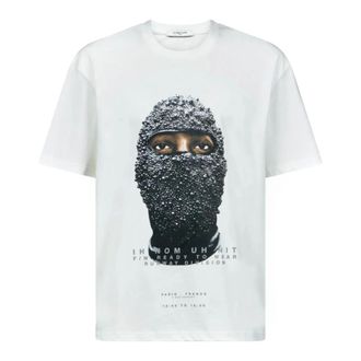 Ih Nom Uh Nit T-Shirts, male, White, Size: 3XL Black Mask Cotton T-shirt Limited Edition