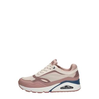 Skechers Uno - Heel Hints - Dames - Sneakers - Roze - 38 EU - Leer - Schoenen