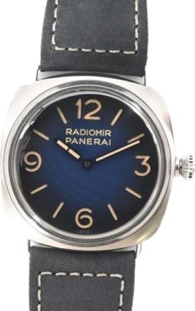 Officine Panerai Pre-owned Pam 01335 Polshorloge - Heren - Vintage Horloges - Blauw - ONE Size - Su&egrave;de - Vintage