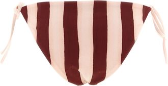 Fendi Striped Reversible Bikini Briefs - Bordeaux