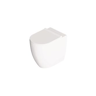 AL&Igrave;CE Wc A Terra Senza Brida Alice Ceramica form Bianco Lucido