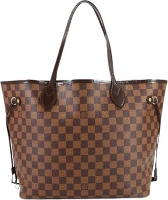 Louis Vuitton Pre-owned Tote Bags, female, Brown, Size: ONE SIZE Pre-owned Neverfull MM Tote Bag