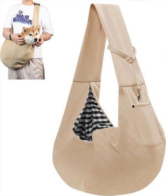 OEM Bolsa Transportadora Para Perros, Transport&iacute;n Frontal Para Perros Peque&ntilde;os Para Viajar, Mochila Para Perros, Perro Para Viajar, Caqui