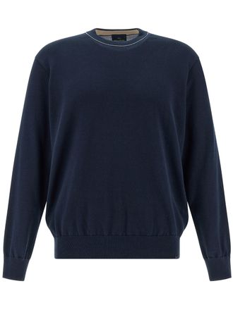 Paul & Shark Deep Navy Classic Cotton Sweater
