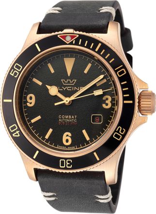 Glycine Combat Sub Bronze Vintage Mens Watch