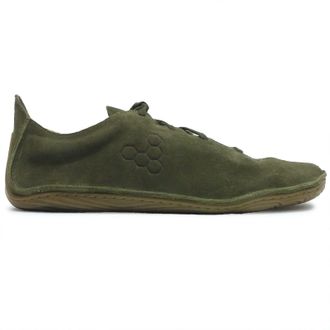 Vivobarefoot Sensus Leather Womens Fashion Trainers - Dark Olive - Size:UK 8