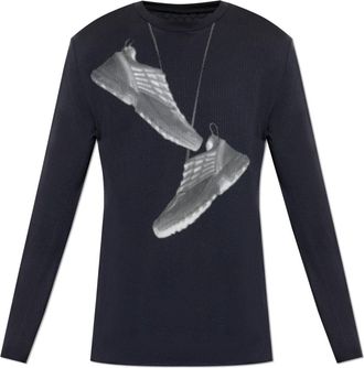 Maison Margiela Top met lange mouwen - Heren - Longsleeves - Zwart - M - Tops