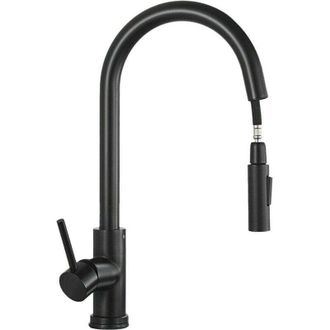 OEM Grifo De Cocina Con Cabezal Rociador Extra&iacute;ble, Mezclador De Fregadero Giratorio De 360&deg;, Mezclador De Agua Fr&iacute;a Y Caliente Con 2 Modos De Rociado