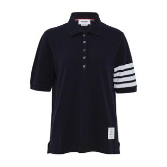 Thom Browne Dames, Tops, Blauw, Maat: M Katoen