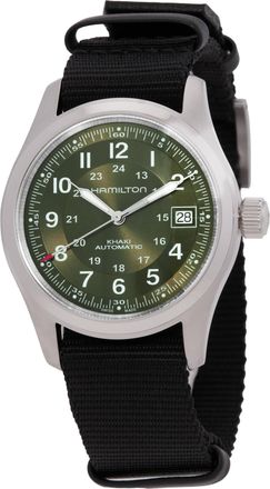 Hamilton Khaki Field Automatic Green Dial Mens Watch H70455960