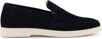 Rehab loafers donkerblauw effen leer