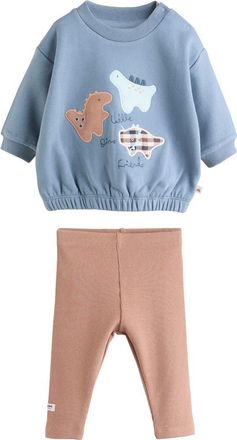 Next Dinosaur Sweatshirt & Leggings Set in Blue at Nordstrom, Size 12-18M