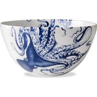 Caskata Lucy Cereal Bowl - Porcelain - Set 4 in Blue at Nordstrom