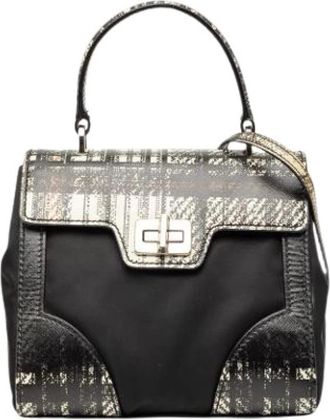 Prada Pre-owned Handbags, female, Black, Size: ONE SIZE Pre-owned Satchel
