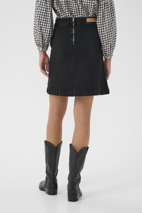 Part Two Denim rok SaigePW A-shape black