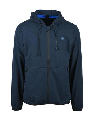 Piquadro Blue Men Polyamide Technical Jacket