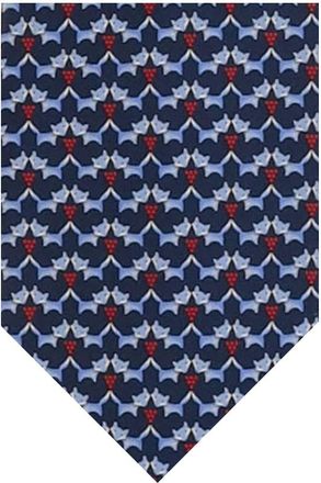 Ferragamo Blue Graphic Tie