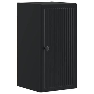 vidaXL Armario De Pared Para Ba&ntilde;o Ede Negro 30 X 31 X 59 Cm Vidaxl