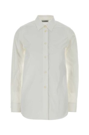 Jil Sander White Regular Solid Shirt