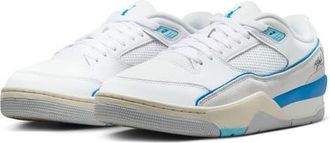 Nike Jordan Flight Court Sneaker in White/Photo Blue at Nordstrom, Size 7.5