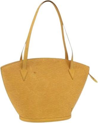 Louis Vuitton Pre-owned Tote Bags, female, Yellow, Size: ONE SIZE Pre-owned Saint Jacques Shopping Tote
