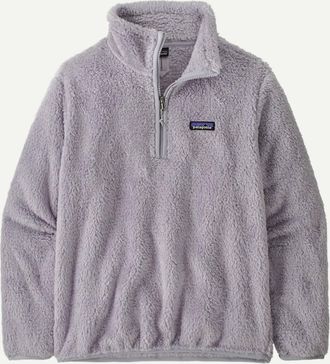Patagonia Womens Los Gatos Quarter Zip Fleece Sweater In Permafrost Purple