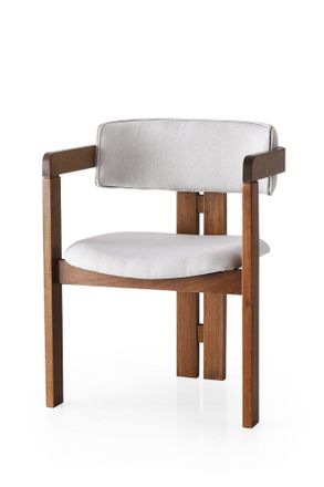 Asir Group LLC Silla, Asiento, Silla De Comedor Silla, Asiento, Silla De Comedor Cream Nuez