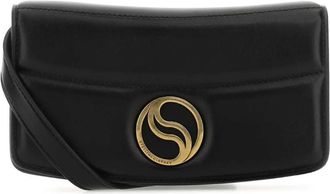 Stella McCartney Stella McCartney S-Wave Logo Plaque Crossbody Bag