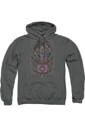 Gildan Batman Joker Checkered Sign Adult Pull Over Hoodie / Hooded Sweatshirt
