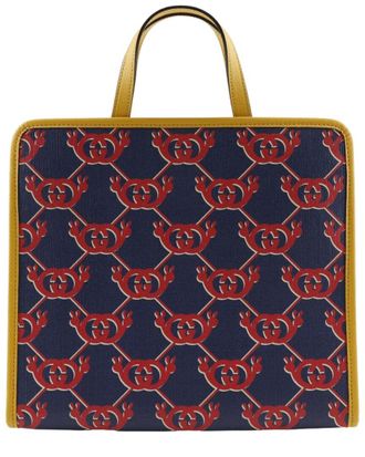 Gucci Blue Pvc Snail Children Tote (Authentic Pre-Loved)