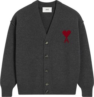 Ami Truien & Vesten, Heren, Grijs, S, Cardigans