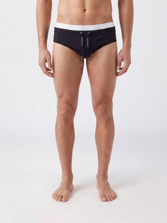 Dolce & Gabbana Nylon Swim Briefs with Elasticated Drawstring Waist