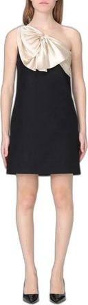 Valentino Vestido Mini Crepe Couture - Dresses - Mujer - Negro - M