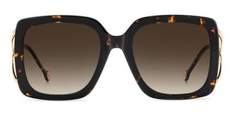 Carolina Herrera HER 0420/S 086/HA Womens Sunglasses Tortoiseshell Size 56