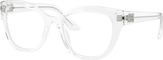 Miu Miu Glasses, unisex, Gray, Size: 54 MM 0MU 05Xv