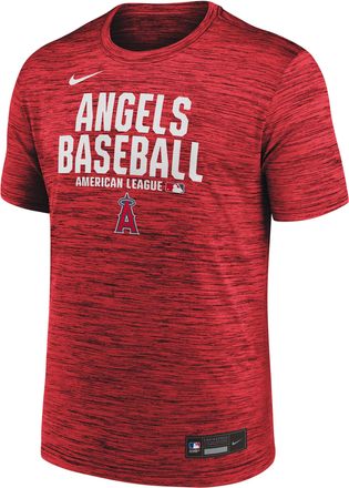 Nike Los Angeles Angels Authentic Collection Nike Mens Dri-FIT MLB T-Shirt in Red | 02ER62QANG-RMG