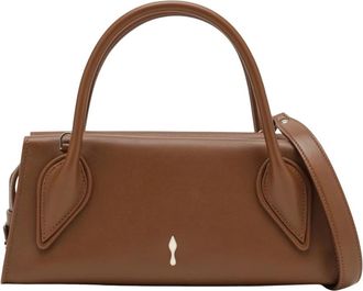 Christian Louboutin Venus Mini Crossbody - Dames - Handtassen - Bruin - ONE Size - Leer - Tassen