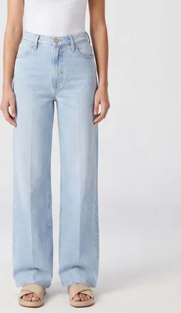 Mother Jeans The Hustler Roller in denim