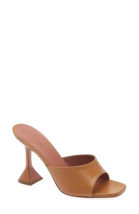 Amina Muaddi Lupita Slide Sandal in Brown at Nordstrom, Size 11.5Us