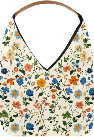 Generic Pretty Floral Pattern Reusable Lightweight Grocery Bags - Foldable Into Compact Pouch, Washable & Sturdy, Multipurpose for Shopping and Travel