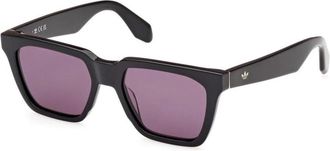adidas Sportieve Navigator Zonnebril - Heren - Zonnebrillen - Zwart - 51 MM - Accessoires