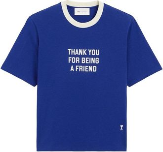 Ami Tshirt With Print Thank You For Being a Friend