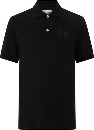Philipp Plein Polo shirt SS Hexagon - Tops - Hombre - Negro - 2XL