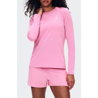 On Core Long Sleeve Running T-Shirt in Bubblegum at Nordstrom, Size X-Small