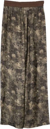Uma Wang pansy bedrukte broek